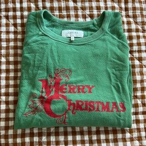 THE GREAT Christmas College Sweatshirt - Size 3 💕